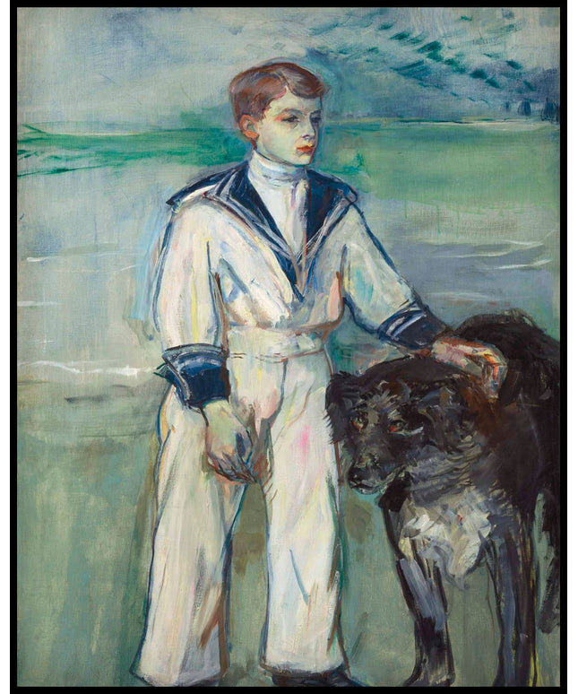 L'Enfant au chien, fils de Madame Marthe et la chienne Pamela-Taussat
