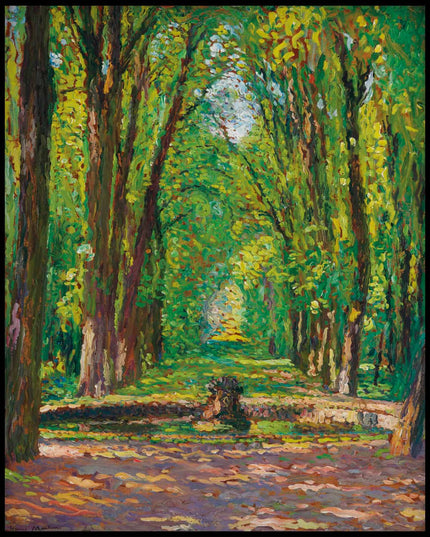 Allée dans le parc du château de Versailles