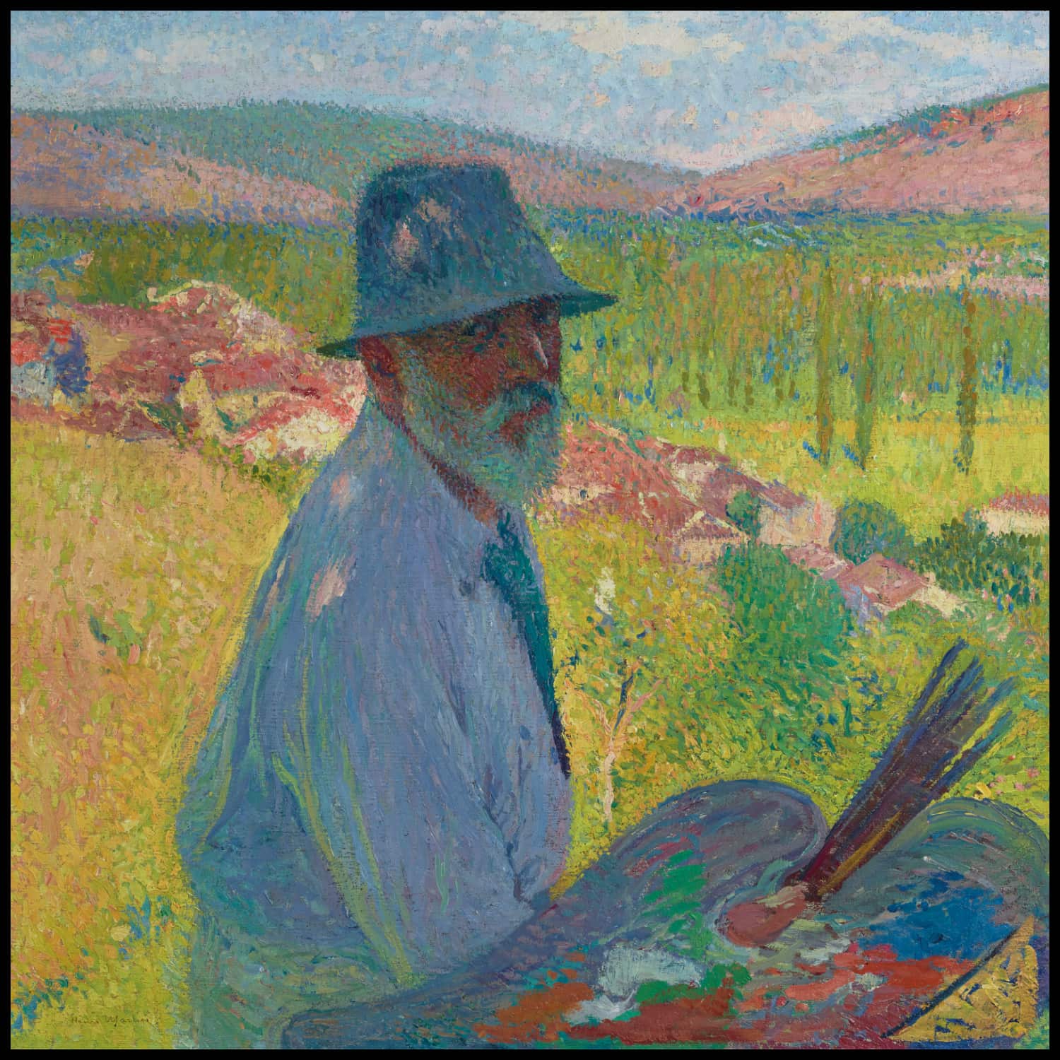 Autoportrait à La Bastide-du-Vert