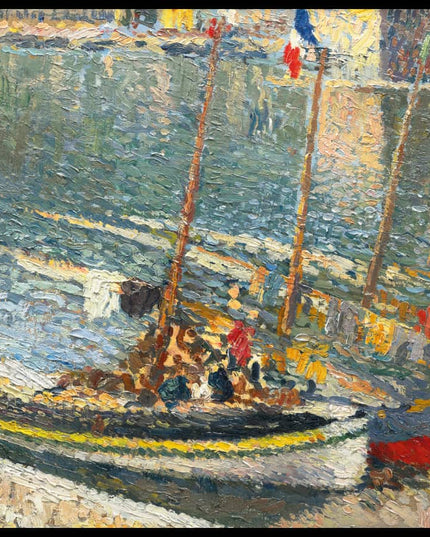 Barques à Collioure (le 14 Juillet)