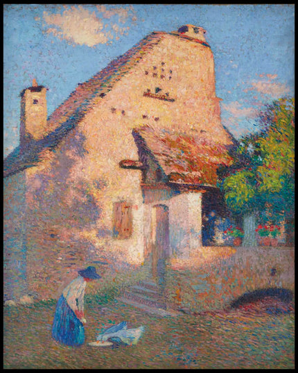 Cour de ferme dans le Lot