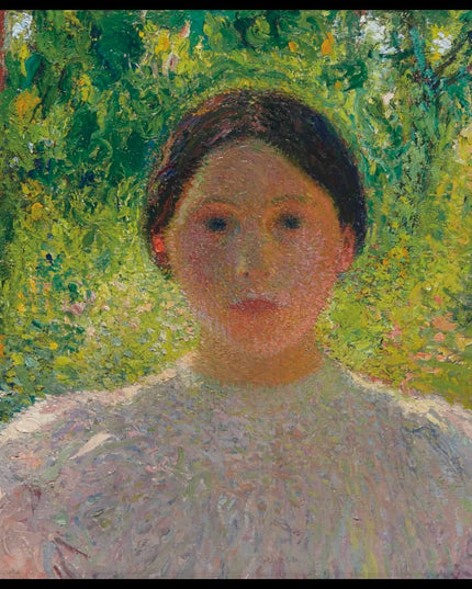 Jeune fille à contre-jour, un été dans le parc de Marquayrol