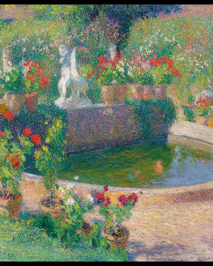 Le bassin central du parc de Marquayrol