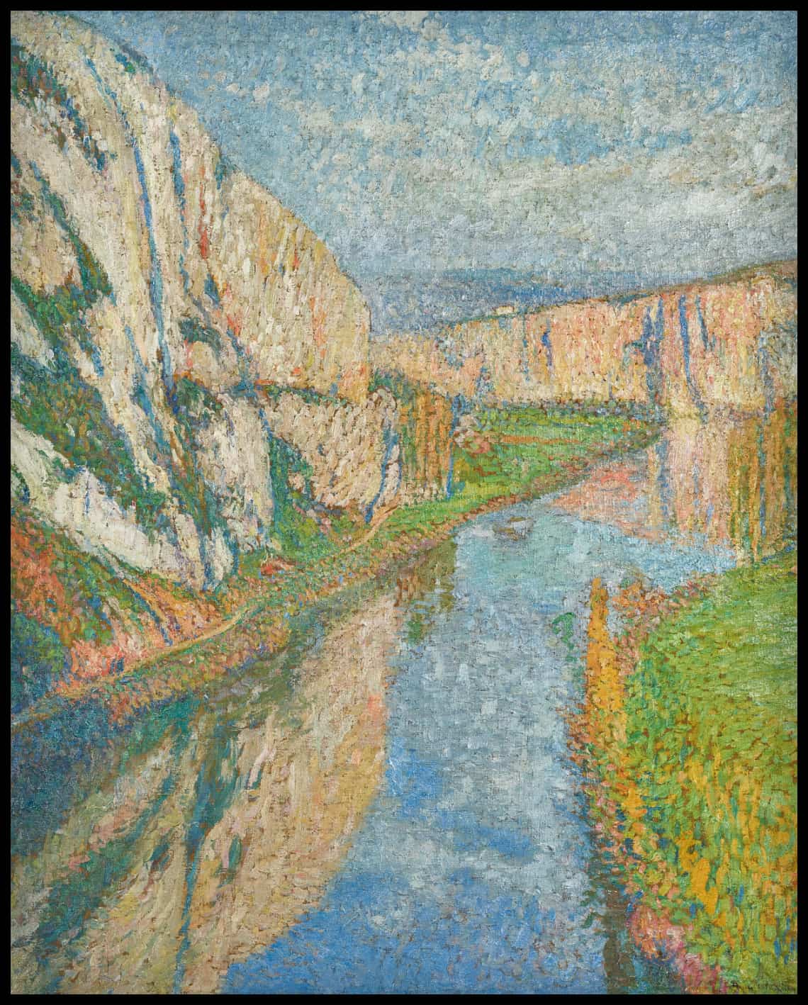 Le lot aux pieds des falaises de Saint-Cirq-Lapopie