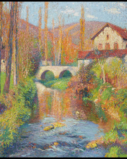 Le pont de Labastide-du-Vert aux Cascatelles après le méandre