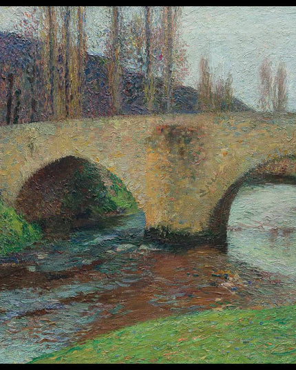 Le pont de Labastide-du-Vert en hiver