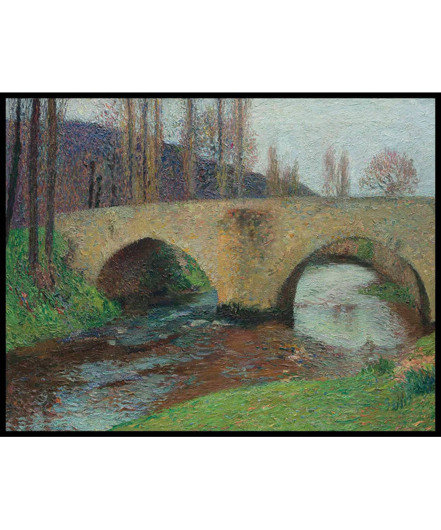 Le pont de Labastide-du-Vert en hiver