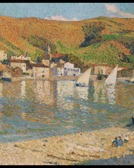 Les collines dominant le port de Collioure