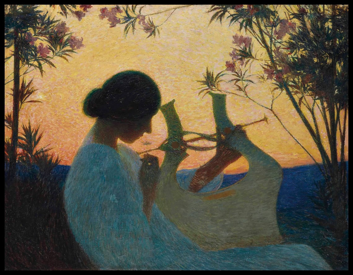 Muse au crépuscule