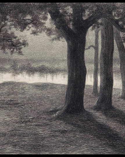 Paysage au clair du lune