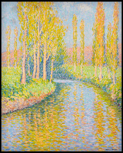 Peupliers au bord du Vert