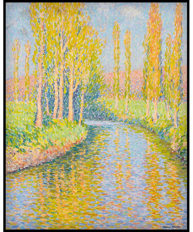 Peupliers au bord du Vert