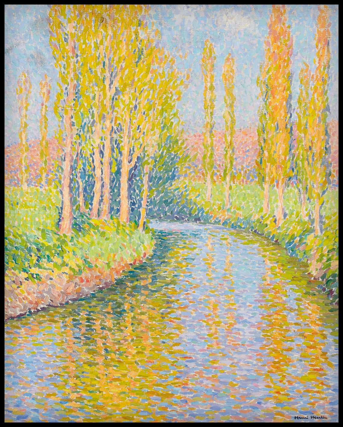 Peupliers au bord du Vert