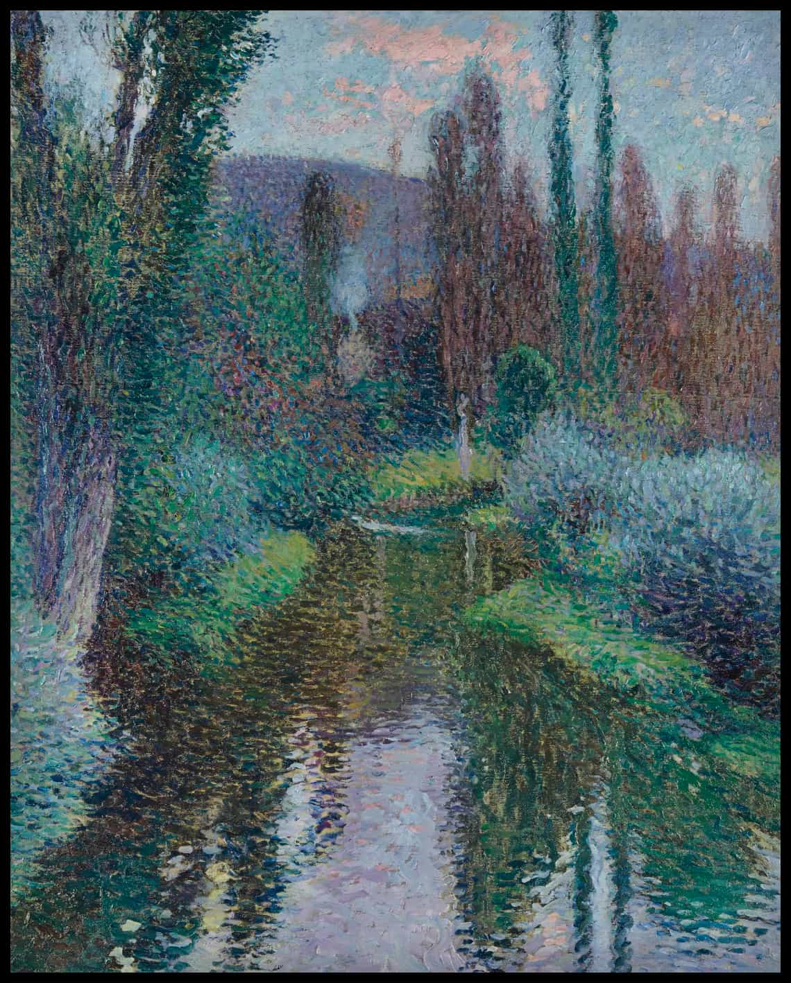 Peupliers le long de la rivière
