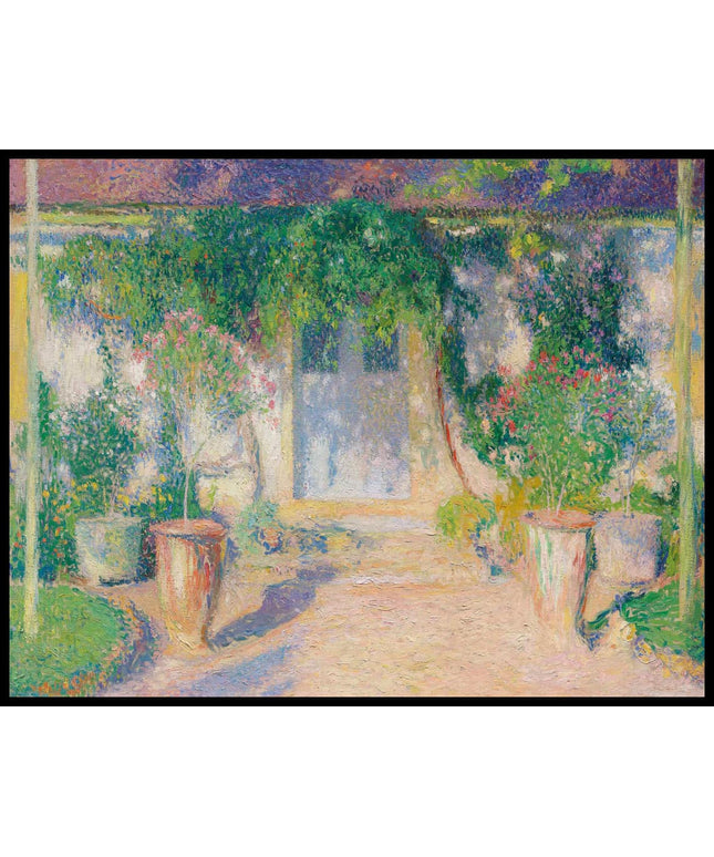 Porte d'entrée centrale du manoir de Marquayrol