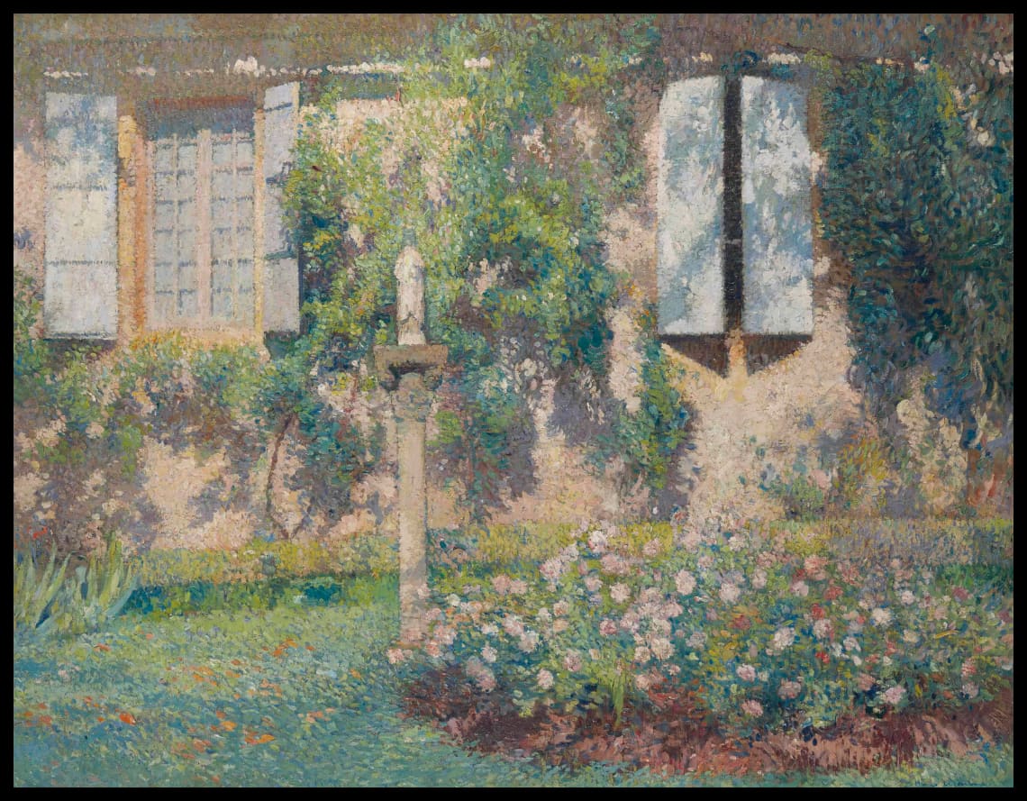Vue de la maison de Marquayrol
