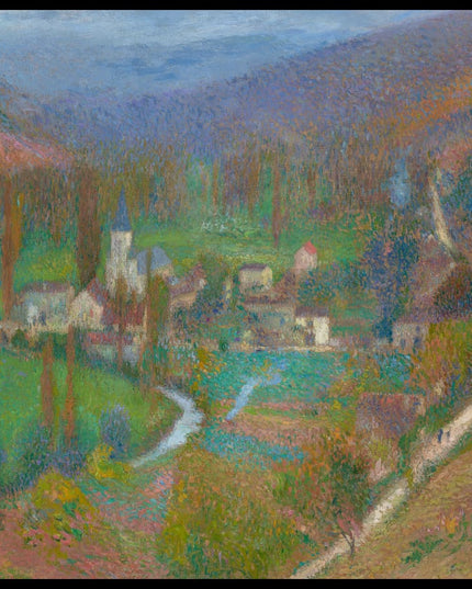 Vue générale de Labastide du Vert du haut du parc de Marquayrol