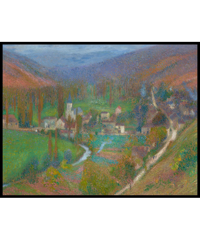 Vue générale de Labastide du Vert du haut du parc de Marquayrol