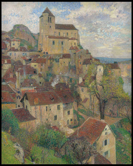 Vue générale de St Cirq-Lapopie