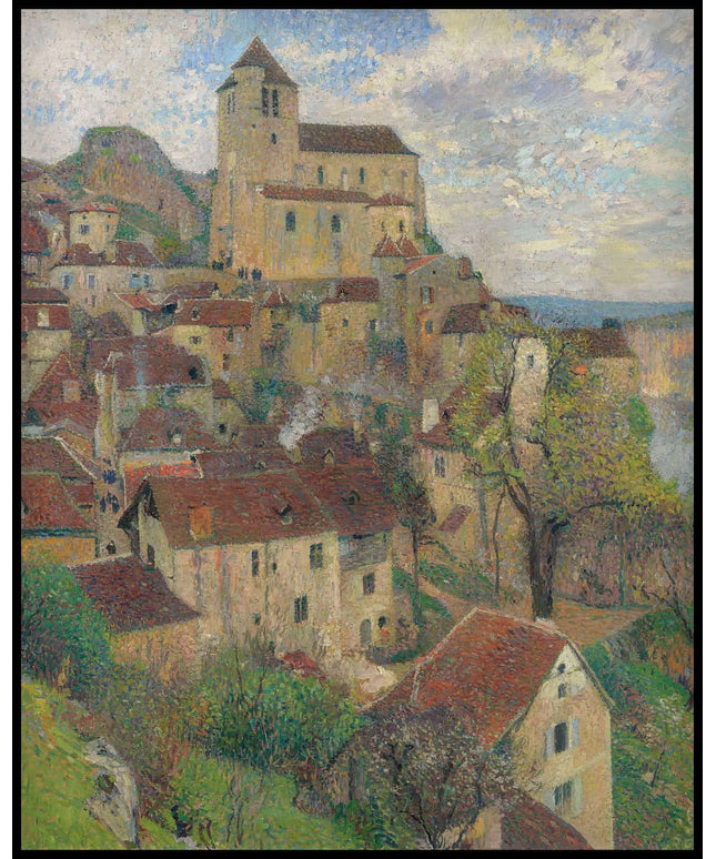 Vue générale de St Cirq-Lapopie