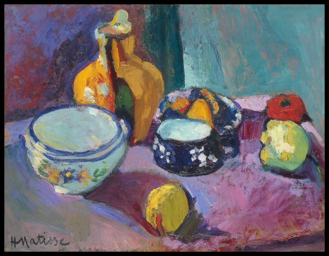 Dishes and Fruit