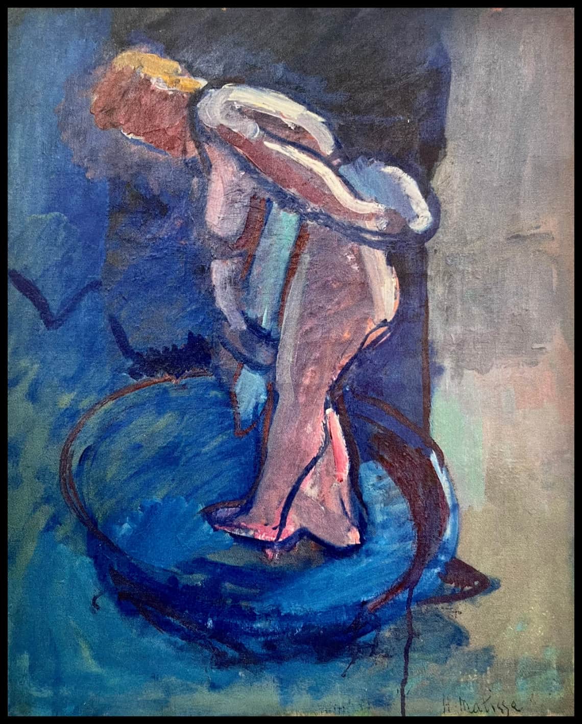 Nude Washing Herself