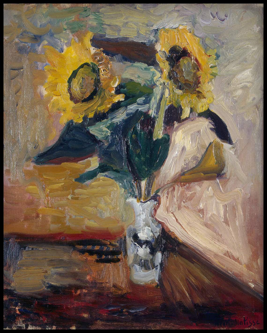 Vase of Sunflowers, 1898