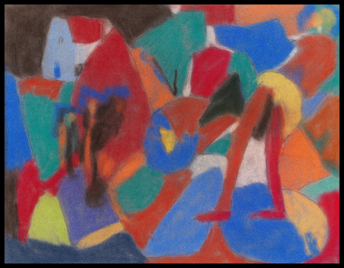 Figure dans un paysage