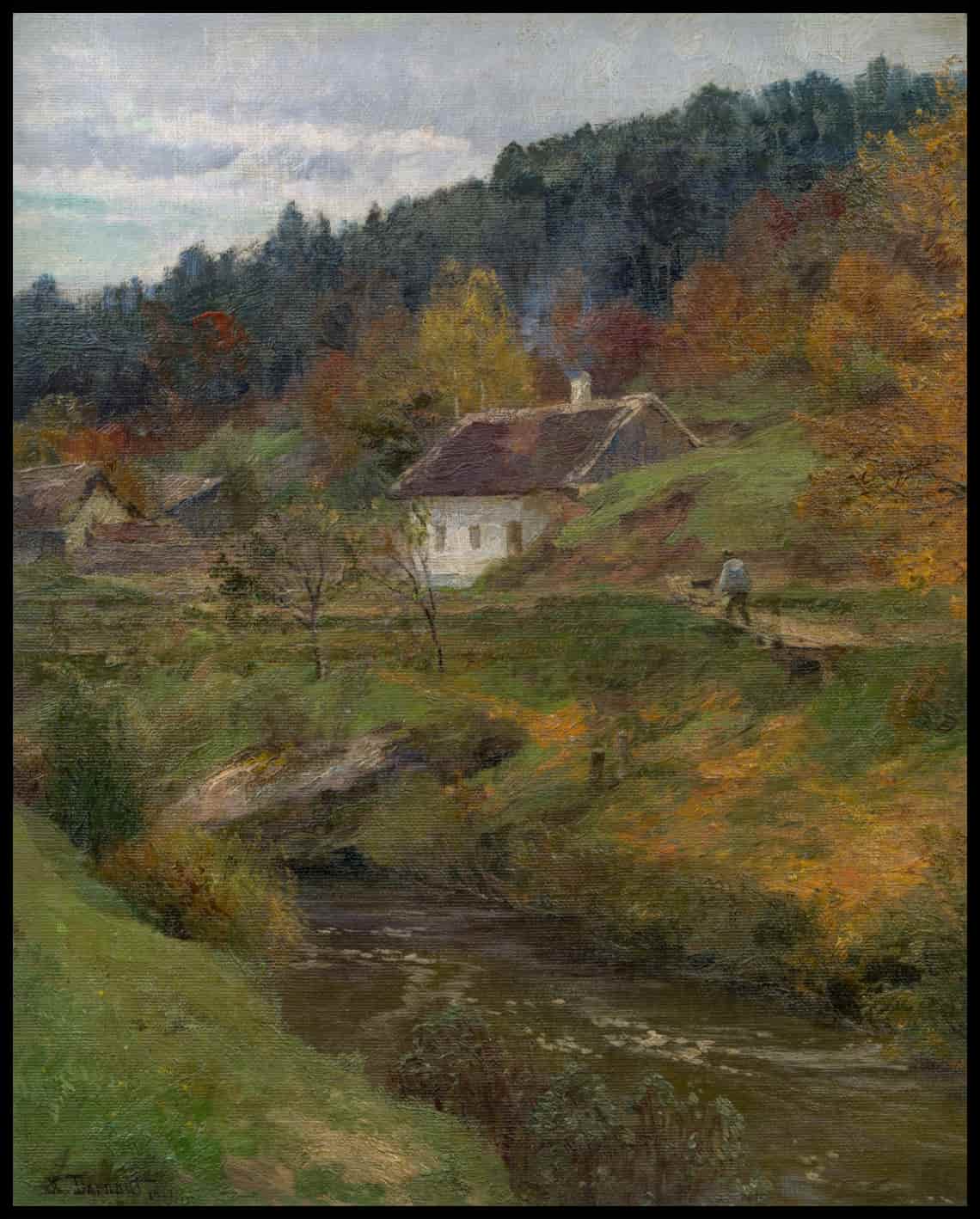 Gehöft am Bach
