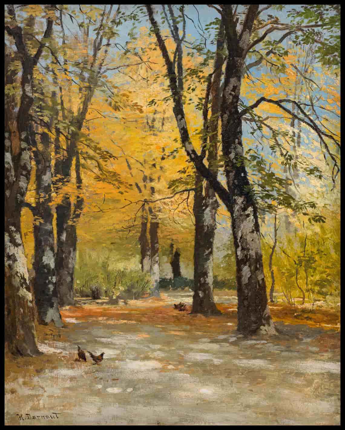 Herbstliche Parklandschaft