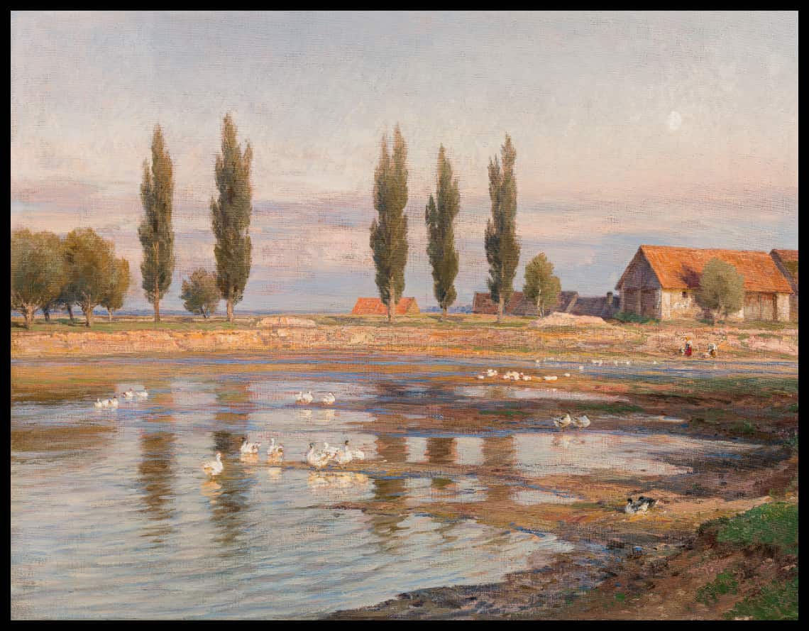 Sonniger Abend Motiv aus Mähren