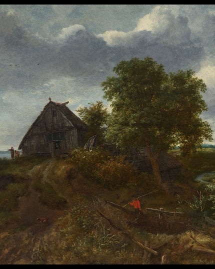 A dune landscape with a distant view of Haarlem