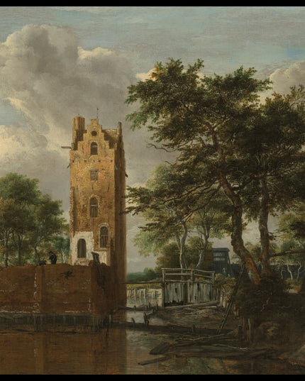 The tower of Kostverloren on the river Amstel