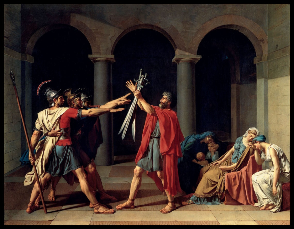 The oath of the Horatii