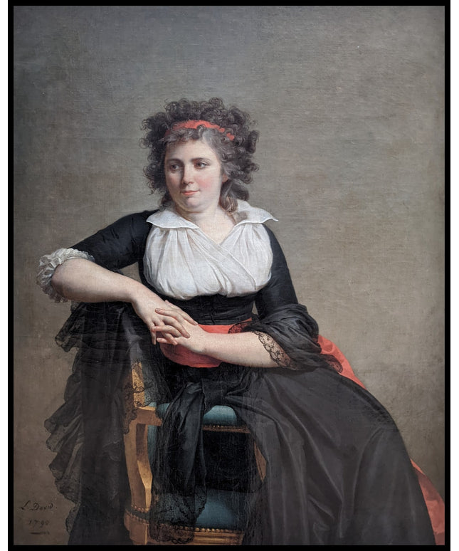 Portrait of the Marquise d'Orvilliers