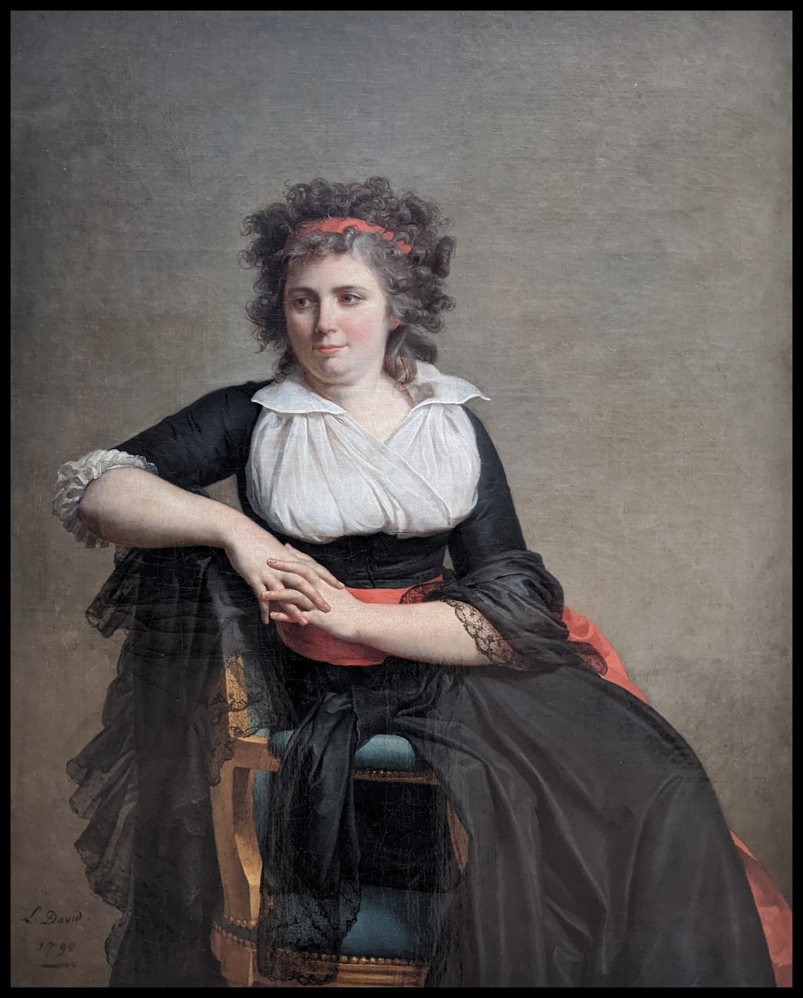 Portrait of the Marquise d'Orvilliers