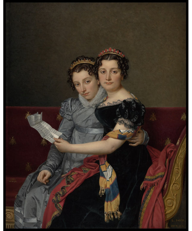Portrait of the Sisters Zénaïde and Charlotte Bonaparte
