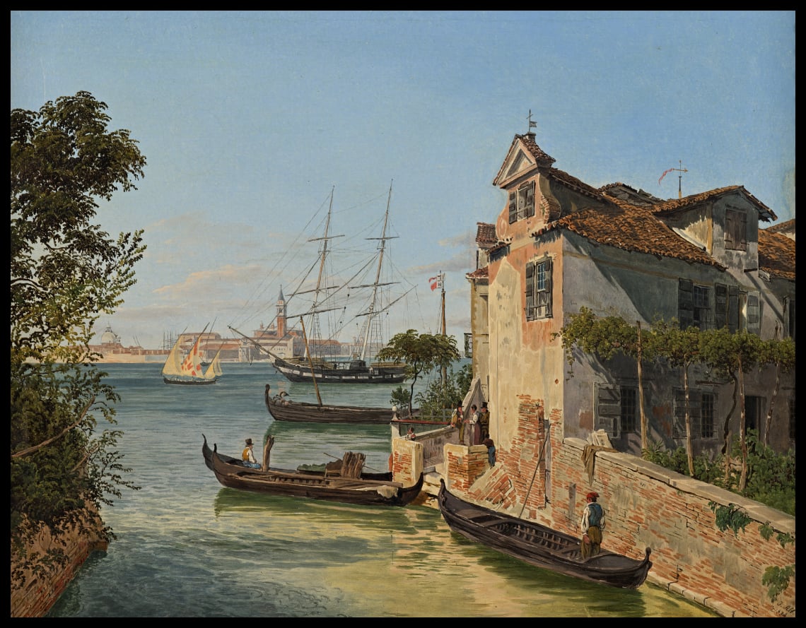 Blick auf San Giorgio Maggiore in Venedig