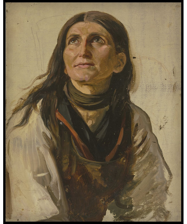 Bildnis einer lächelnden Bäuerin