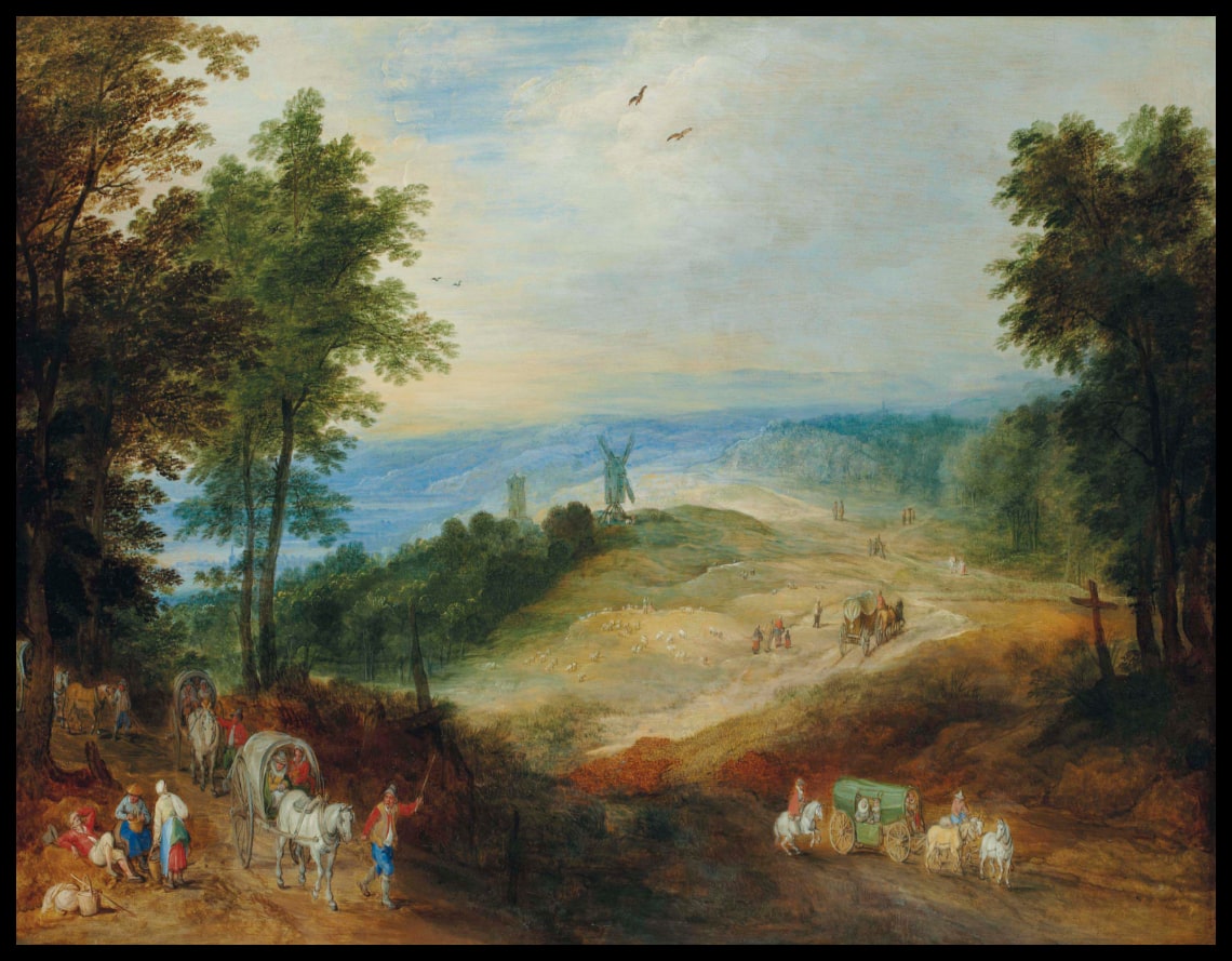 Paysage au moulin