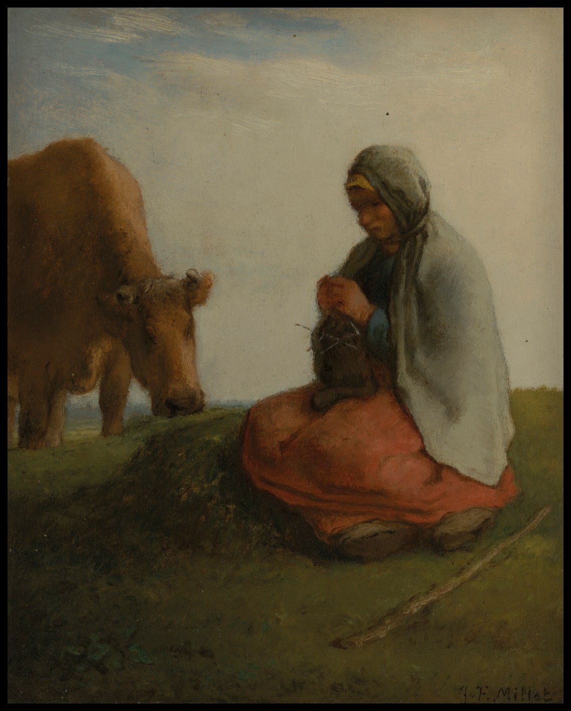Le tricot d'une shepherdess