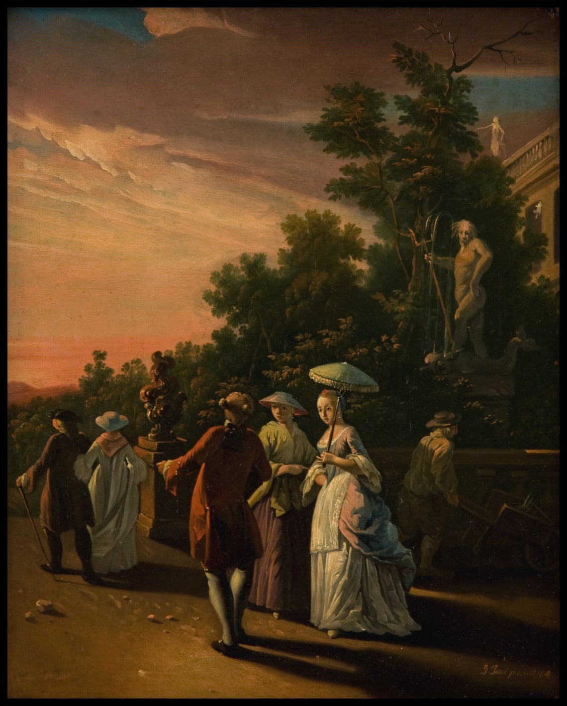 Promenade dans un parc