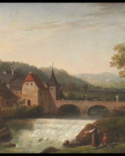 The Bridge and the Waterfall at Dornach, Switzerland