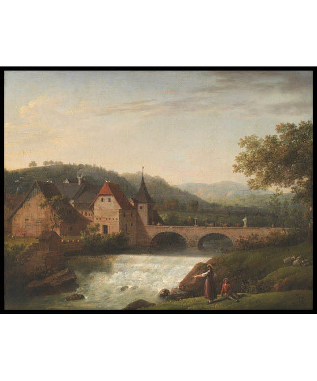 The Bridge and the Waterfall at Dornach, Switzerland