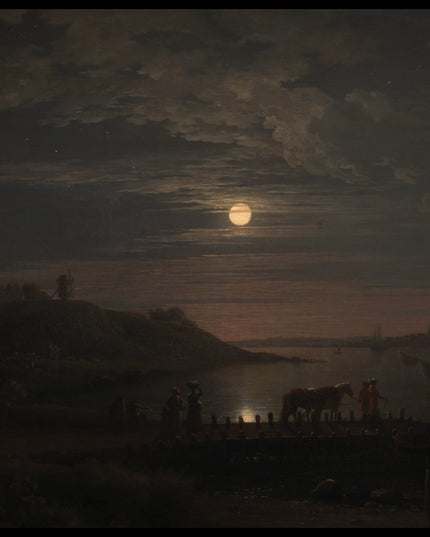 The Crossing over the Little Belt at Snoghøj. Moonrise