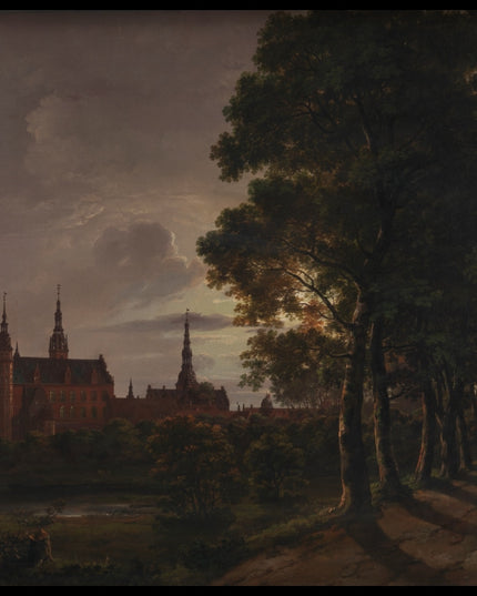 Frederiksborg Castle by Moonlight