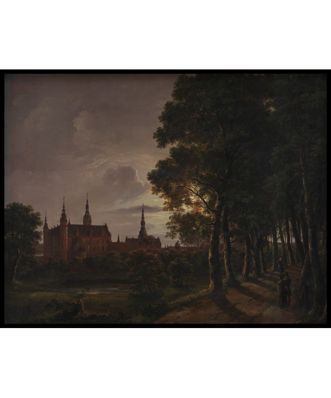 Frederiksborg Castle by Moonlight