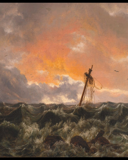 Seascape with a Wreck