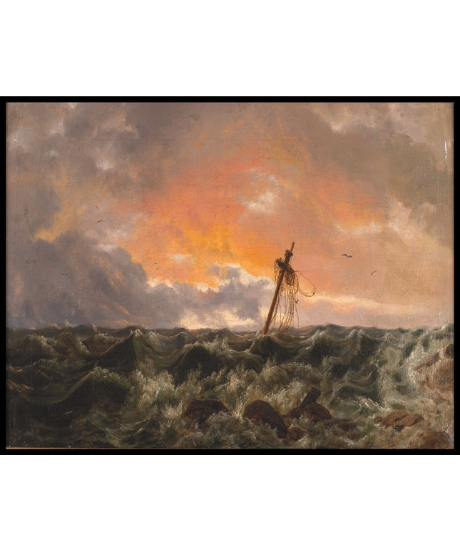 Seascape with a Wreck