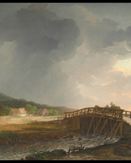 The Bridge across Tryggevælde River with a View of Køge, Zealand
